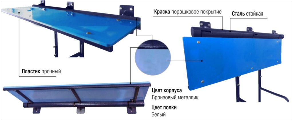 Полка гаражная универсальная